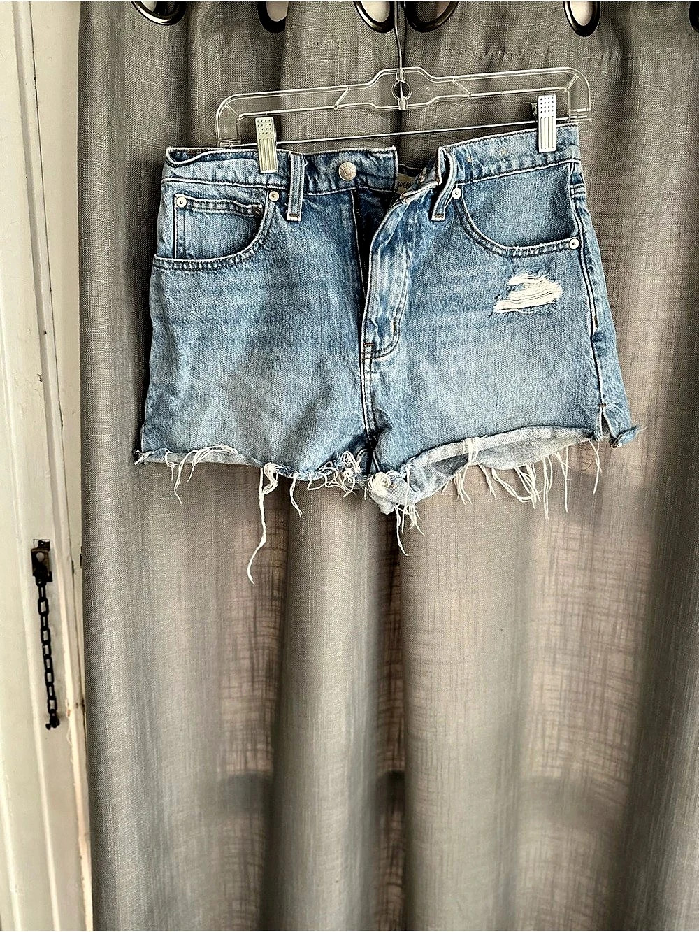 Madewell Relaxed Denim Shorts Blue Waist 27